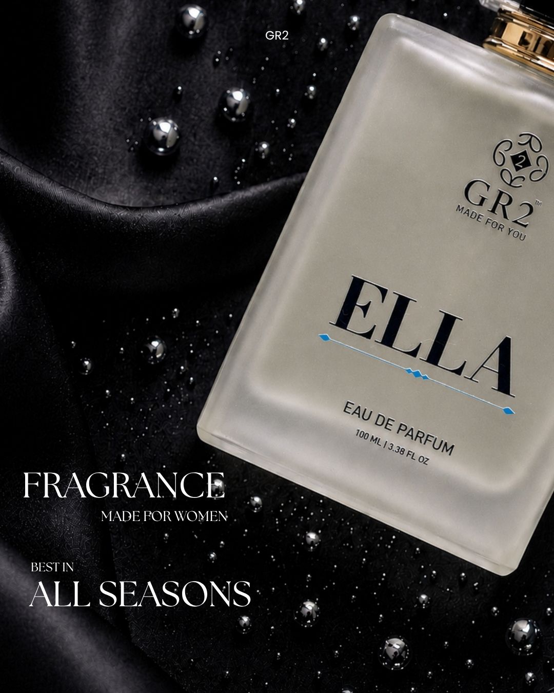 ⁠Ella - - Eau de Parfum for Women with Elegant roses blended with bergamot and soft musk for a romantic feel. 100 ml Spray