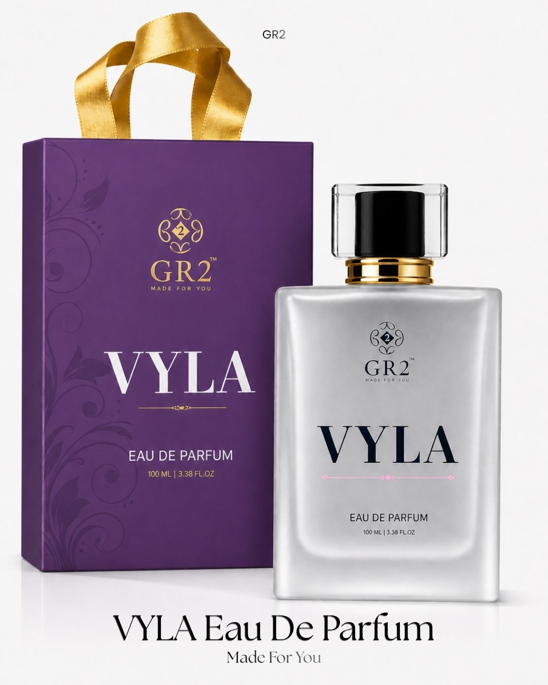 Vyla -Eau de Parfum for Women with Sweet almond and coffee with jasmine and creamy vanilla warmth. 100 ml Spray