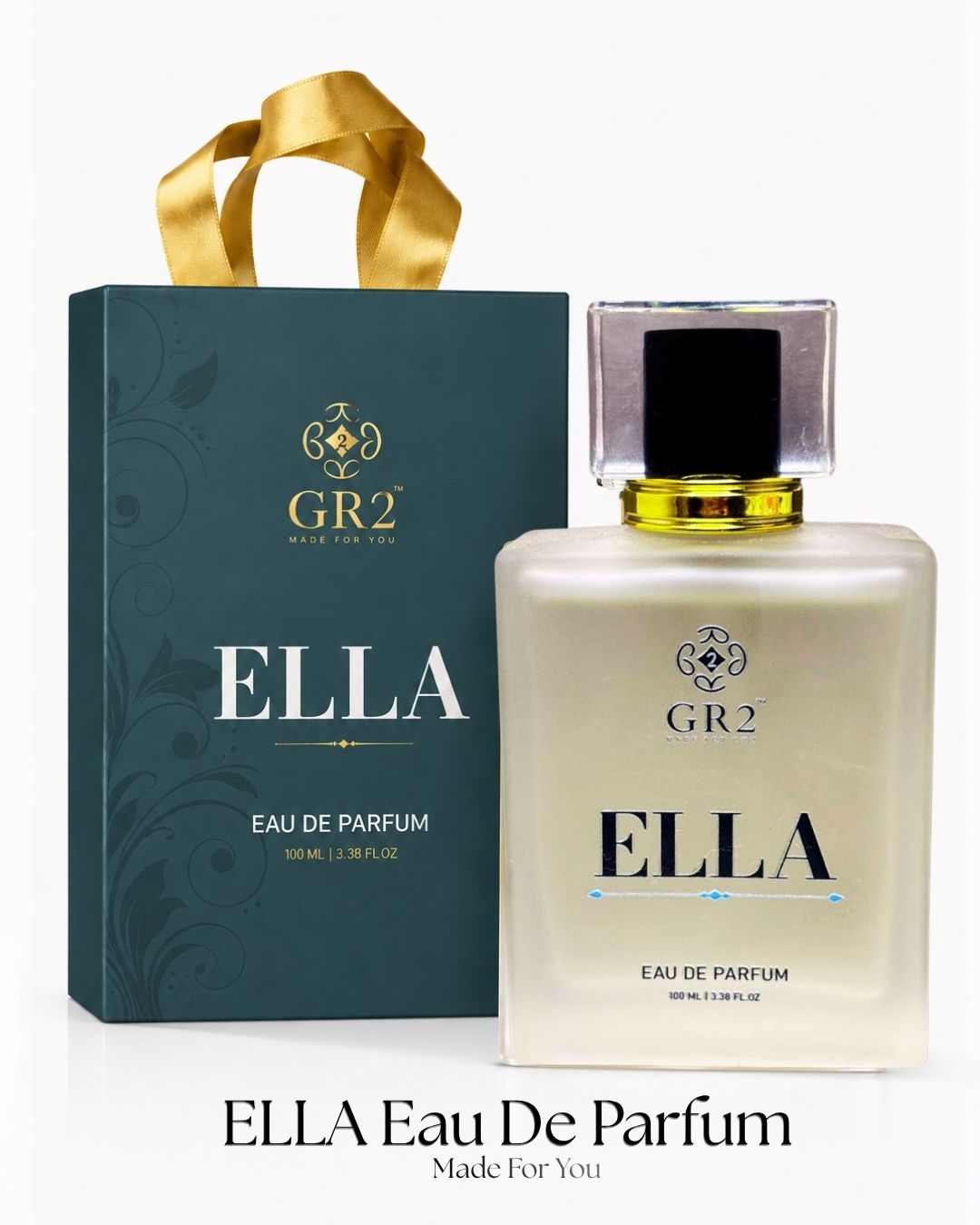 ⁠Ella - - Eau de Parfum for Women with Elegant roses blended with bergamot and soft musk for a romantic feel. 100 ml Spray