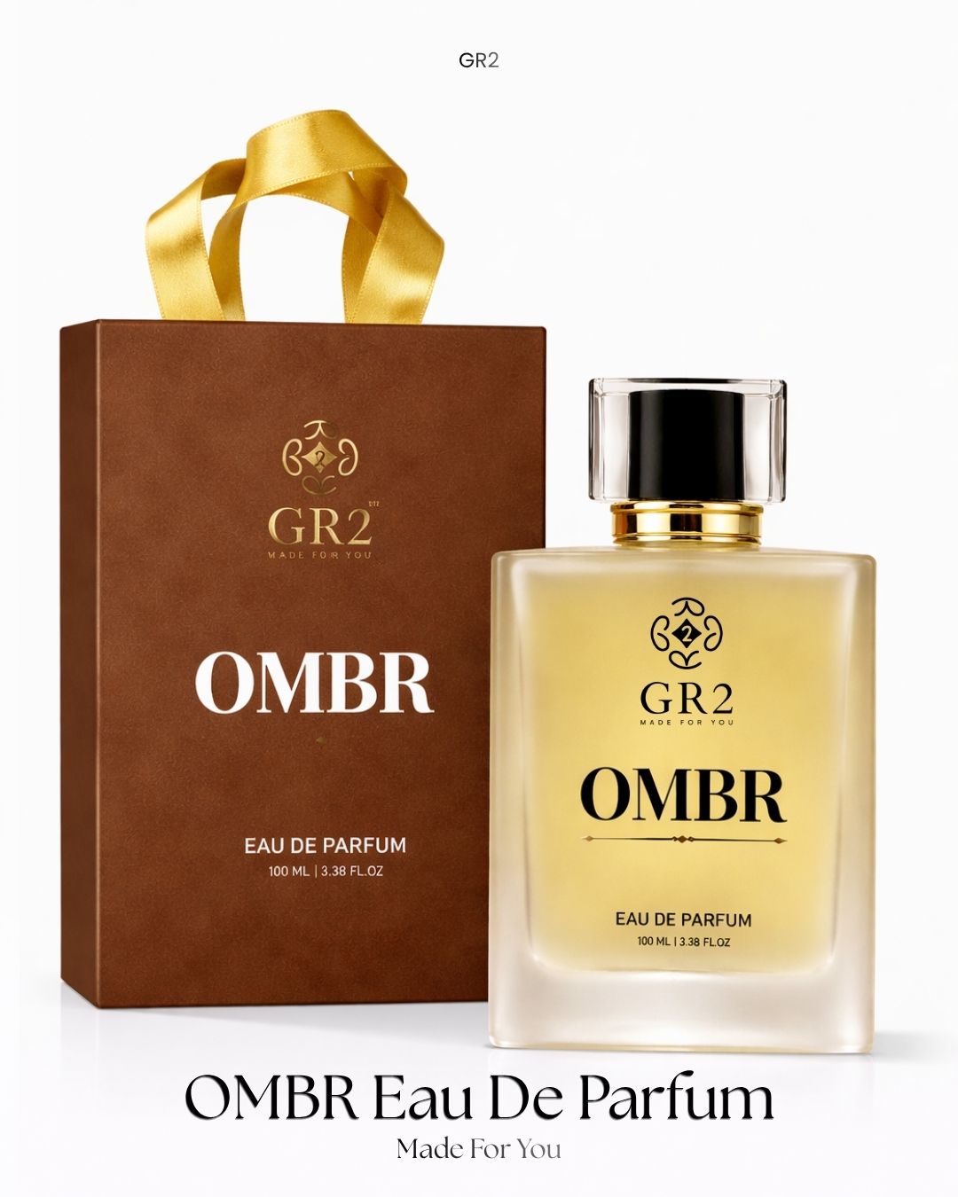 Ombr - Eau de Parfum for Men Fragrance with Juicy plum and bergamot with earthy patchouli and oakmoss. 100 ml Spray